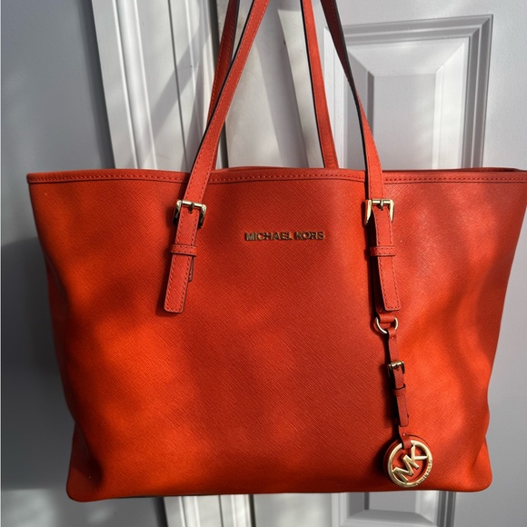 Michael Kors Fiery Orange Tote - Picture 2 of 16